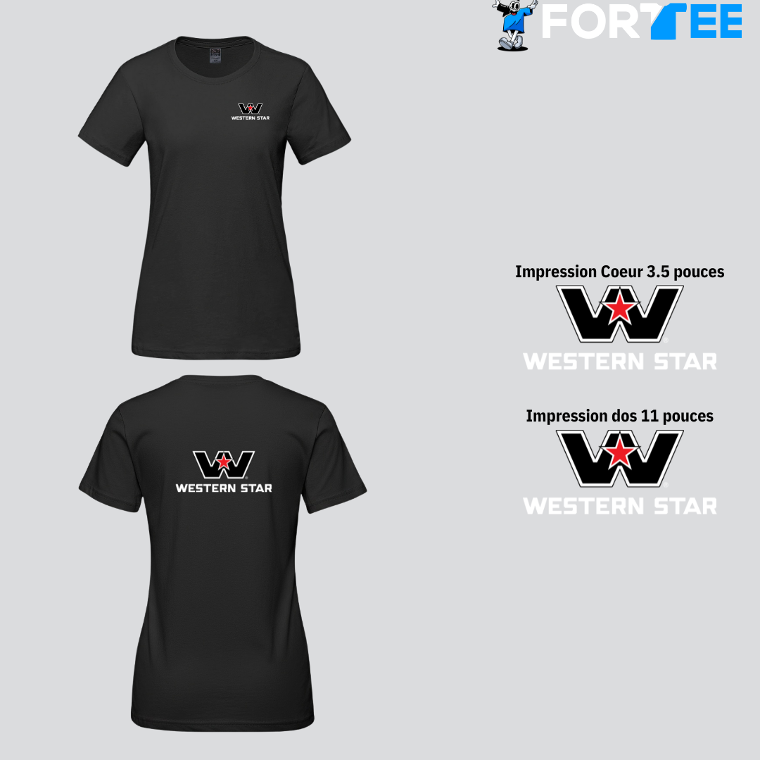 Chandail à manches courtes - femme Western Star