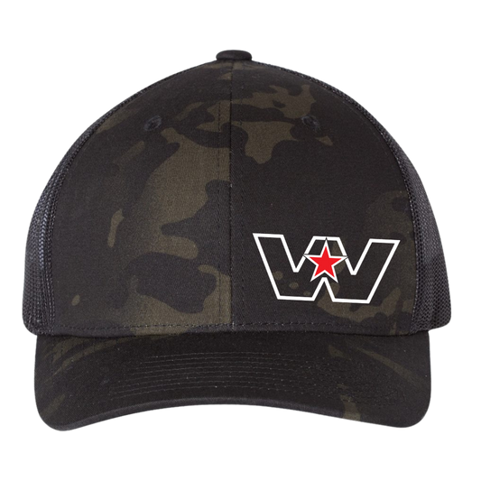 Camouflage cap, mesh back Freightliner