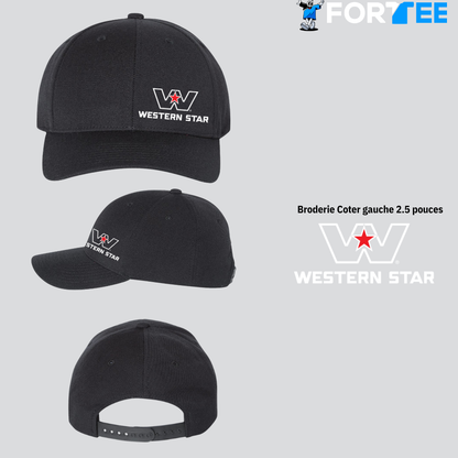 Casquette à visière en sergé Western Star