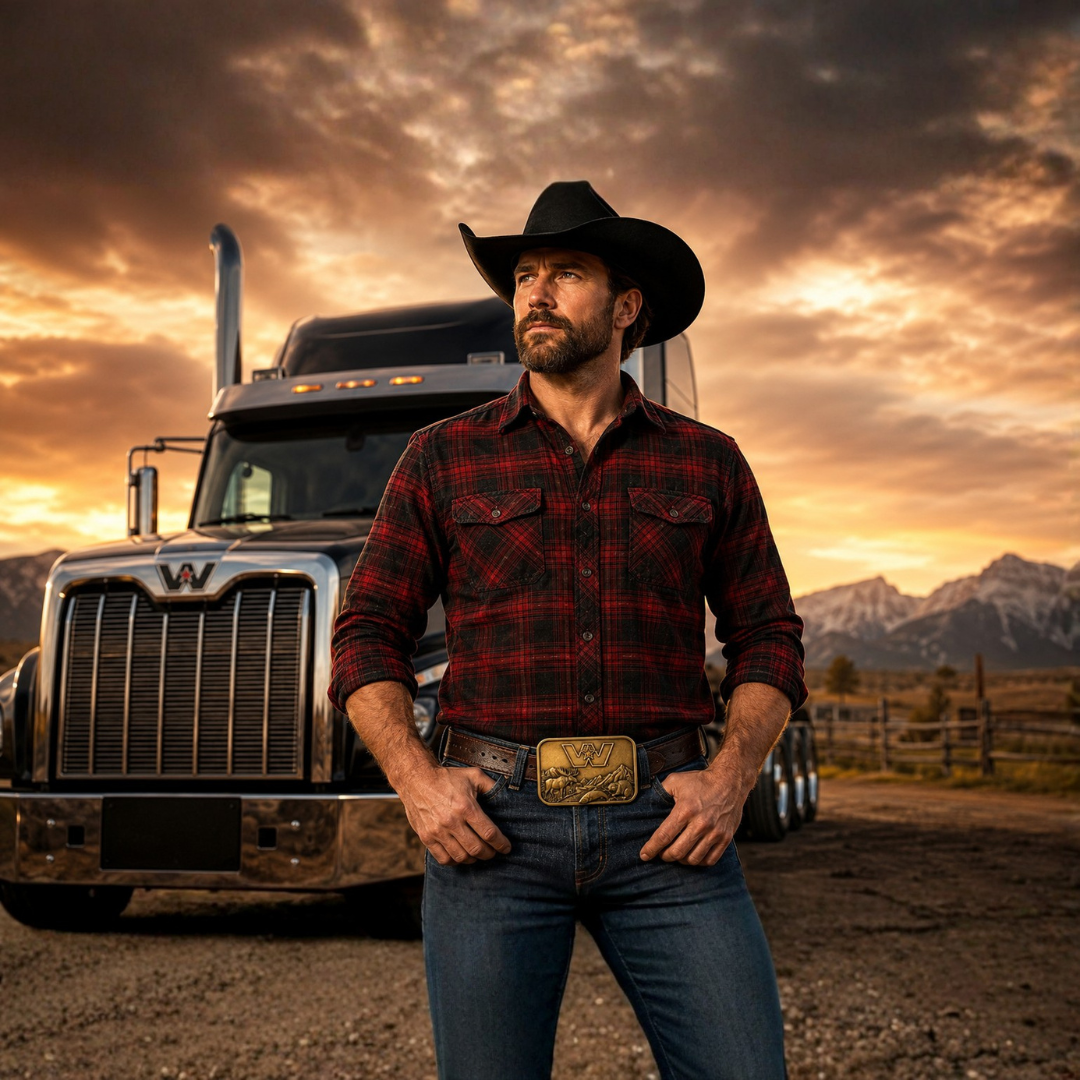 Boucle de ceinture Western Star Canadienne