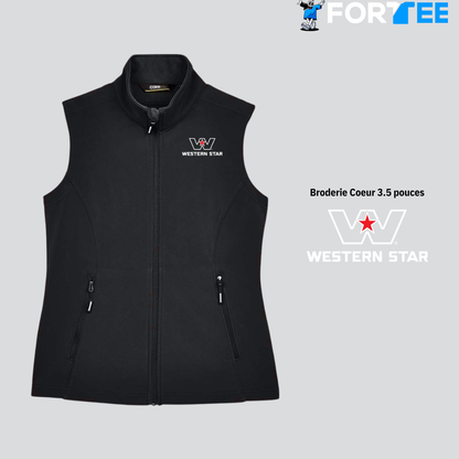Veste sans manche polyester Spandex-femme Western Star