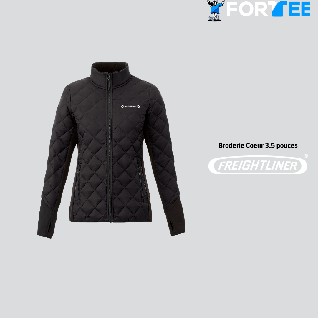 Manteau hybride Rougemont avec panneaux latéraux polyester élasthanne - femme Freightliner