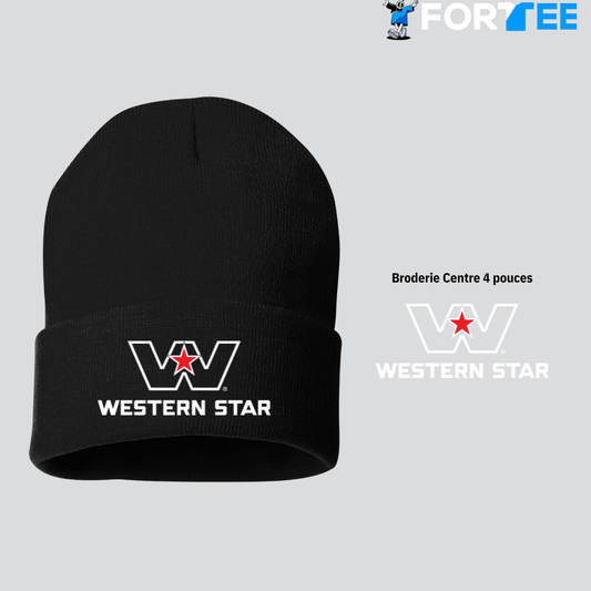 Beanie with Brim Western Star